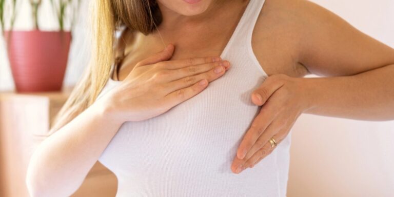 sharp pain in breast